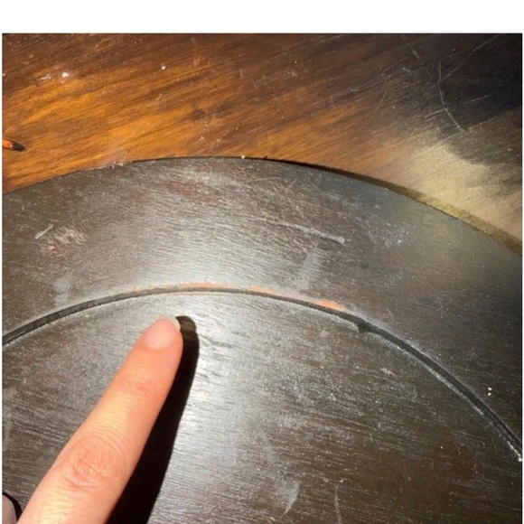 4 wooden pottery barn chargers - Picture 16 of 16